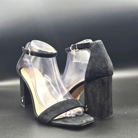 Sam Edelman DANIELLA Black Suede Heels |9.0 - Picture 1 of 9